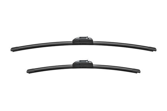 2 x BOSCH AEROTWIN AR608S Flat Wiper Blades (Pair) 600/475mm Length Fits Jaguar