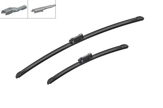 2 x BOSCH A293S Wiper Blades (Pair) Fits Chrysler Fiat Ford Lancia Nissan
