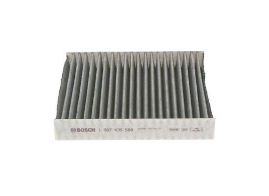 BOSCH 1987435589 Cabin Air Filter 194mm Length Activated Carbon Fits Fiat Lancia
