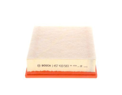 BOSCH 1457433583 Air Filter 233.5mm Length Insert 62.5mm Height Fits Ford Volvo