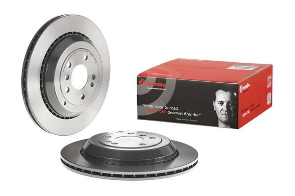 2x BREMBO 09.R124.21 Brake Disc Rear Fits Mercedes M-Class R-Class GL-Class