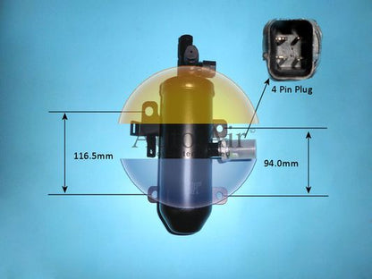 AUTO AIR 31-0025 Air Conditioning Receiver Dryer A/C Replacement