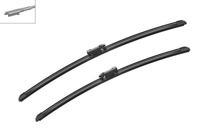 2 x BOSCH AEROTWIN A294S Flat Wiper Blades (Pair) 600/550mm Length Fits Smart