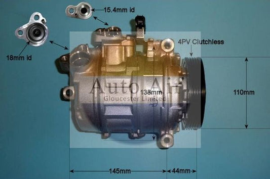 AUTO AIR 14-0037 Air Conditioning Compressor For Alpina B7 BMW 5 Series 6 Series