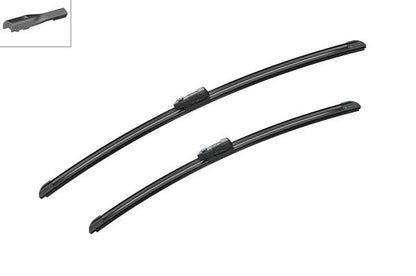 2 x BOSCH AEROTWIN A298S Flat Wiper Blades (Pair) Fits Audi Porsche Skoda Volvo