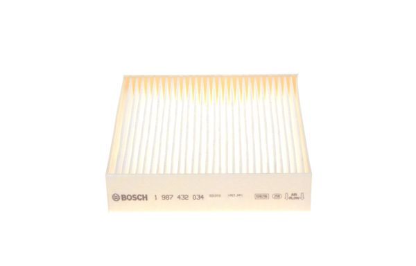 BOSCH 1987432034 Cabin Air Filter 178mm Length Particulate Fits Mitsubishi Smart