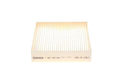 BOSCH 1987432034 Cabin Air Filter 178mm Length Particulate Fits Mitsubishi Smart