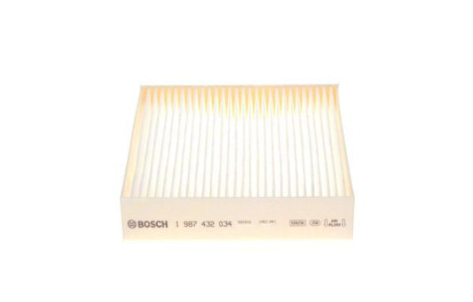 BOSCH 1987432034 Cabin Air Filter 178mm Length Particulate Fits Mitsubishi Smart