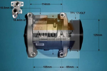 AUTO AIR 14-0120 Air Compressor A/C Air Con Air Conditioning Fits Honda FR-V
