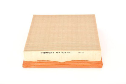 BOSCH 1457433571 Air Filter 263.5mm Length Insert Fits Opel Omega Vauxhall Omega
