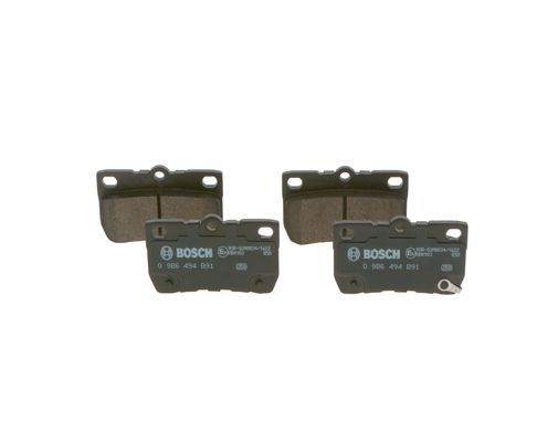 BOSCH 0986494891 Brake Pad Set For Disc Rear 15.5mm Thickness Fits Lexus GS IS C