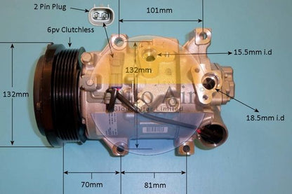 AUTO AIR 14-0300 Air Compressor A/C Air Con Air Conditioning Fits Toyota RAV4