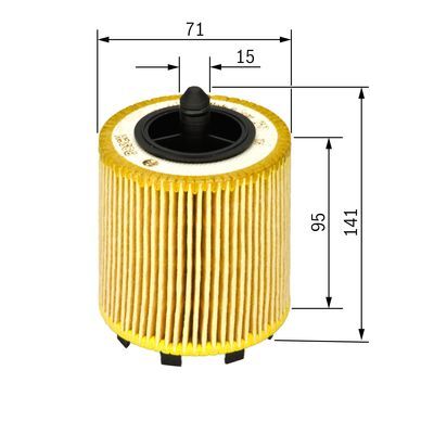 Bosch 1 457 429 192 Oil Filter Fits Audi Chrysler Ford Jeep Seat Skoda VW