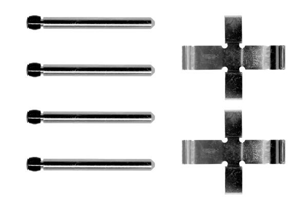 BOSCH 1987474010 Disc Brake Pad Accessory Kit Rear Fits BMW DAF Saab Volvo VW