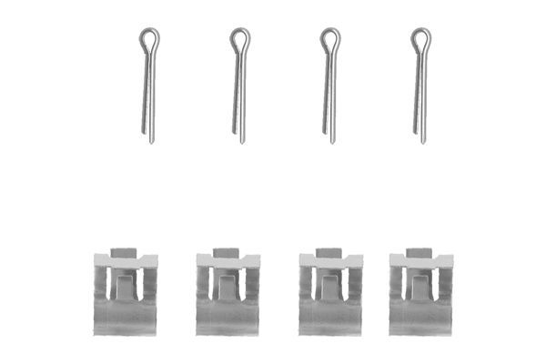BOSCH 1987474034 Disc Brake Pad Accessory Kit Fitting Set Front Fits Ford Fiesta