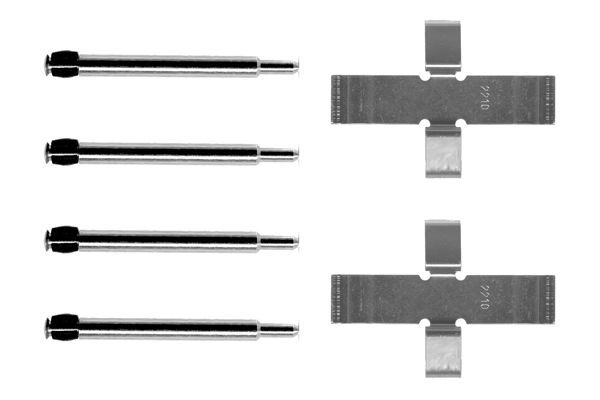 BOSCH 1987474051 Disc Brake Pad Accessory Kit Front Fits Audi Mercedes Volvo VW