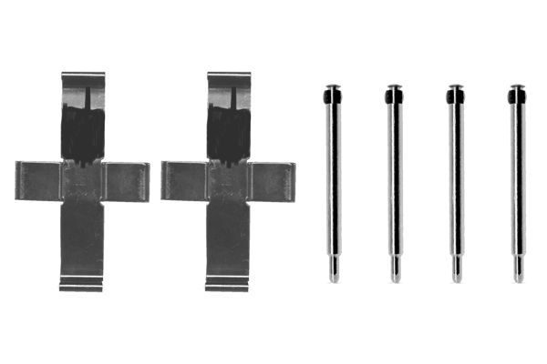 BOSCH 1987474067 Disc Brake Pad Accessory Kit Fitting Set Front For BMW 5 Series