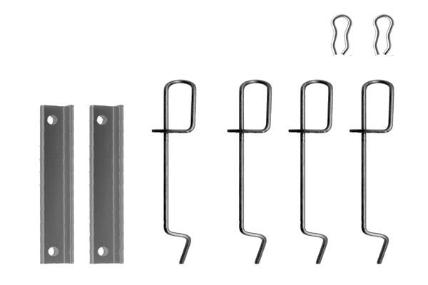 BOSCH 1987474078 Disc Brake Pad Accessory Kit Front Fits Citroën Peugeot