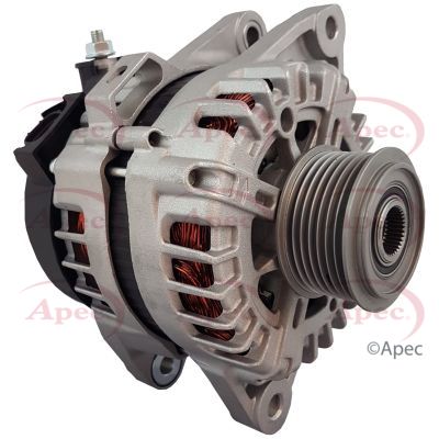 Alternator with Belt Pulley 12 Voltage APEC AAL2116 Fits Hyundai i800 iLoad