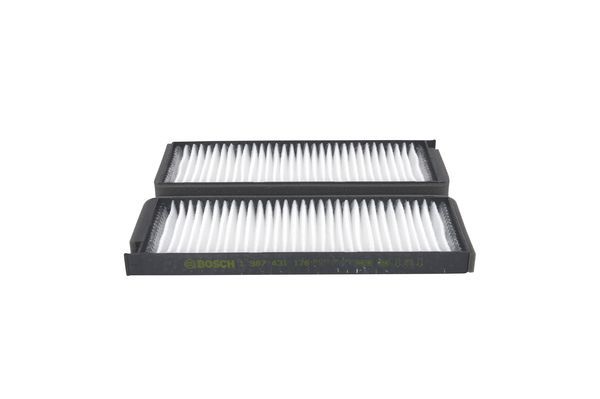 BOSCH 1987431176 Cabin Air Filter 268mm Length Particulate Fits Ssangyong