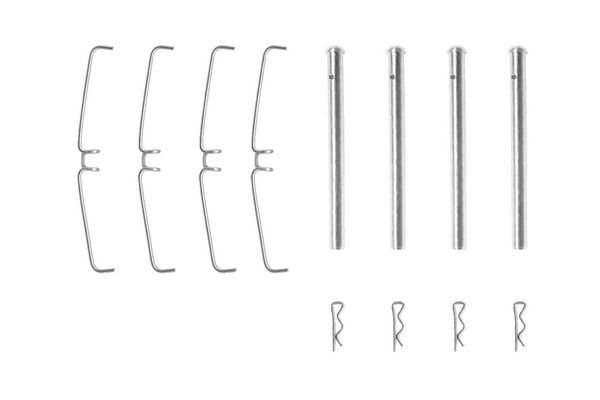 BOSCH 1987474094 Disc Brake Pad Accessory Kit Fitting Set Front For Jaguar Volvo