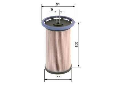 Bosch 1 457 070 014 Fuel Filter Fits Audi Cupra Seat Skoda VW