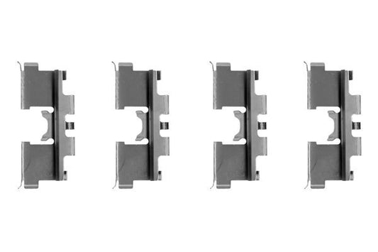 BOSCH 1987474124 Disc Brake Pad Accessory Kit Fitting Set Front For Nissan Sunny