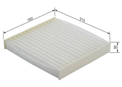 Bosch 1 987 432 190 Cabin Air Filter Fits Jaguar Land Rover Lexus Subaru Toyota