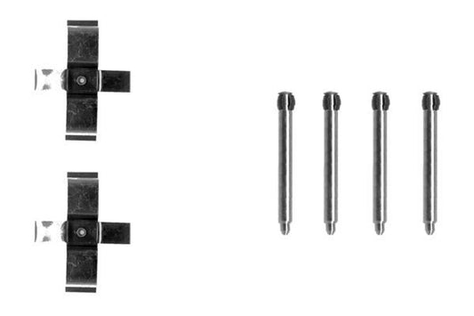 BOSCH 1987474180 Disc Brake Pad Accessory Kit Fitting Set Rear For Mercedes-Benz
