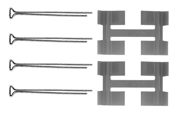 BOSCH 1987474181 Disc Brake Pad Accessory Kit Front Fits Austin Morris Vauxhall
