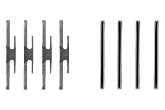 BOSCH 1987474210 Brake Pad Accessory Fitting Kit Front Fits Opel Vauxhall