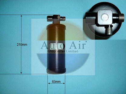 AUTO AIR 31-1125 Air Receiver Dryer A/C Air Con Fits Ferrari Peugeot Renault