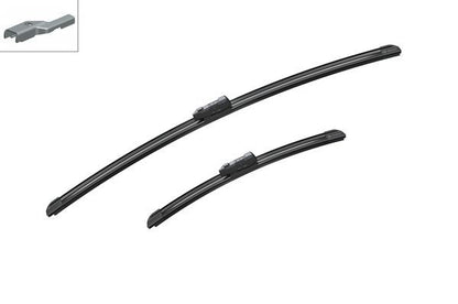 2 x BOSCH AEROTWIN A300S Flat Wiper Blades (Pair) Fits Fiat Ford Nissan Renault