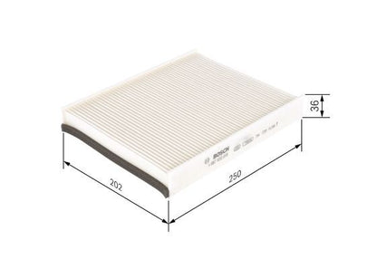 Bosch 1 987 435 018 Cabin Air Filter Fits Ford Volvo