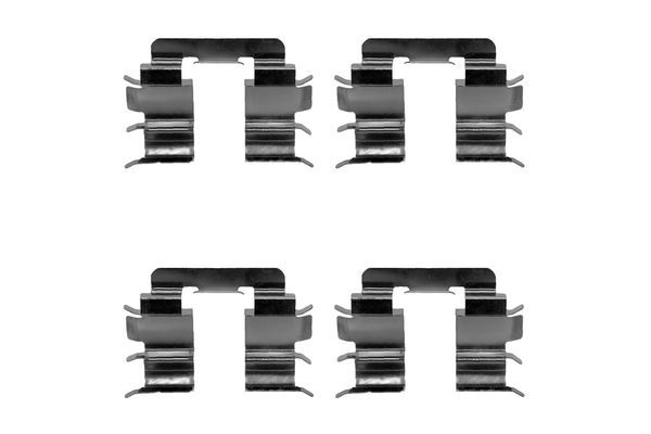 BOSCH 1987474281 Disc Brake Pad Accessory Kit Fitting Set Front For Nissan Micra