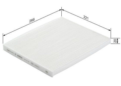 Bosch 1 987 432 188 Cabin Air Filter Fits Fiat Alfa Citroen Peugeot Vauxhall