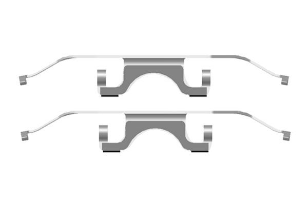 BOSCH 1987474322 Disc Brake Pad Accessory Kit Fitting Set Front For BMW 5 Series