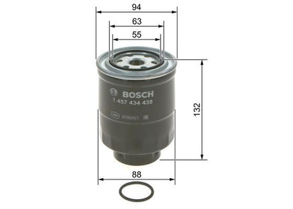 Bosch 1 457 434 438 Fuel Filter Fits Ford Mazda Mitsubishi Subaru Toyota