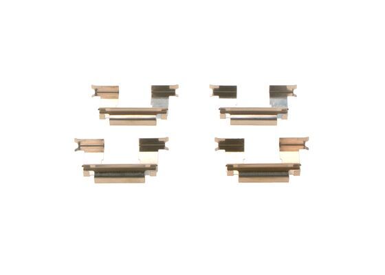 BOSCH 1987474347 Disc Brake Pad Accessory Kit Fitting Set Front Fits Nissan