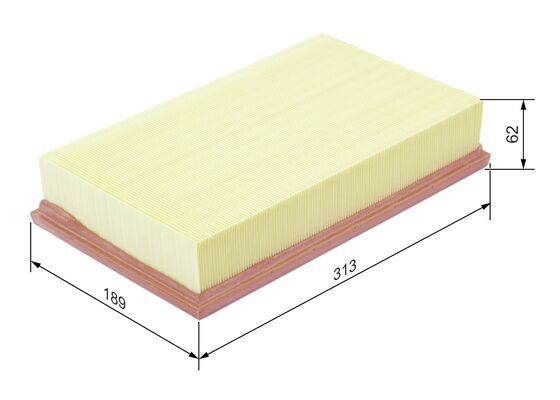 Bosch 1 457 433 331 Air Filter Fits VW