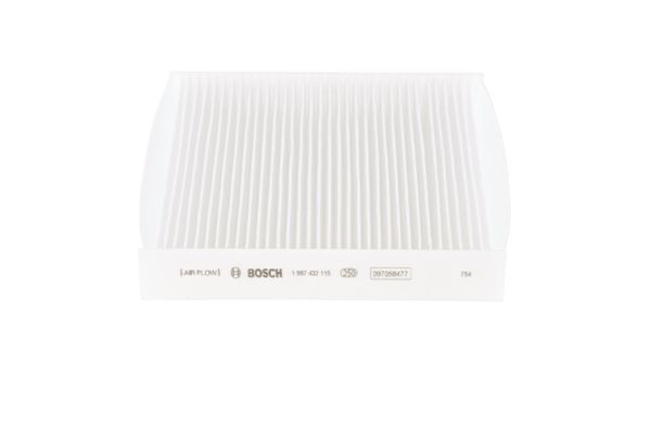 BOSCH 1987432115 Cabin Air Filter 177mm Length Particulate Fits Honda City Jazz