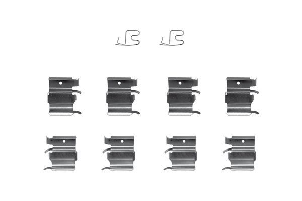 BOSCH 1987474381 Disc Brake Pad Accessory Kit Fitting Set Front For Mazda Suzuki