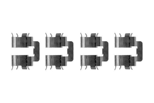 BOSCH 1987474389 Disc Brake Pad Accessory Kit Fitting Set Rear Fits Nissan Micra