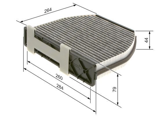 Bosch 1 987 435 001 Cabin Air Filter Fits Mercedes-Benz