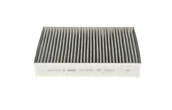 BOSCH 1987435567 Cabin Air Filter 247mm Length Activated Carbon Fits Porsche