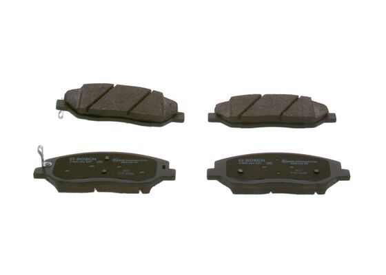 BOSCH 0986494227 Brake Pad Set For Disc Brake Front Fits Hyundai Kia Ssangyong