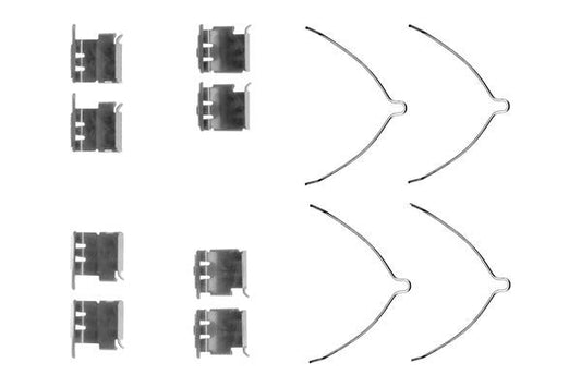 BOSCH 1987474396 Disc Brake Pad Accessory Kit Fitting Set Front Fits Toyota