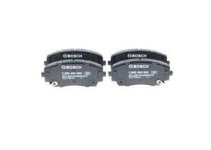 BOSCH 0986494688 Brake Pad Set For Disc Front 16.6mm Thickness Fits Kia Picanto