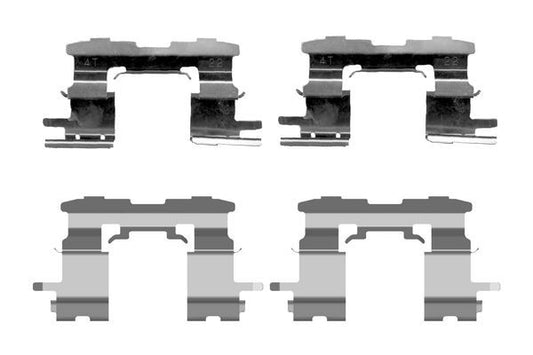 BOSCH 1987474407 Disc Brake Pad Accessory Kit Fitting Set Front Fits Toyota
