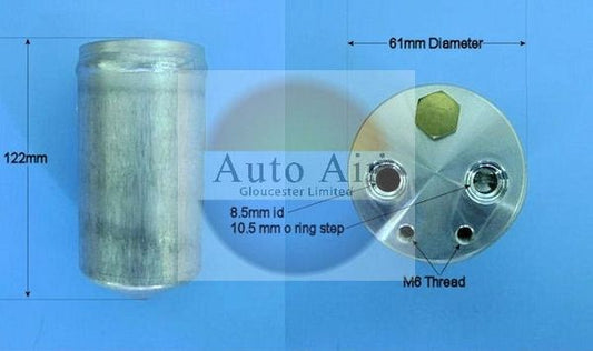 AUTO AIR 31-5138 Air Receiver Dryer A/C Air Conditioning Fits Daewoo Matiz